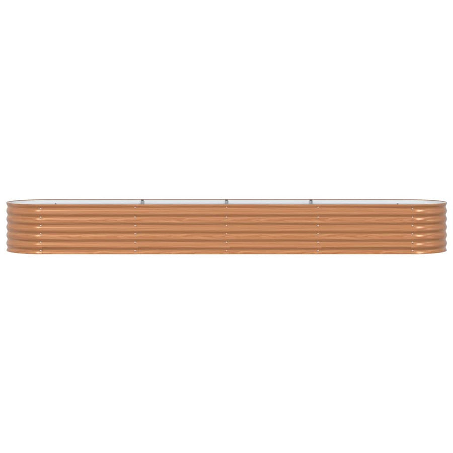 Verhoogd bed Bruin 400 x 80 x 44 cm Staal