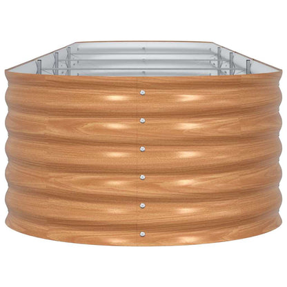 Verhoogd bed Bruin 400 x 80 x 44 cm Staal