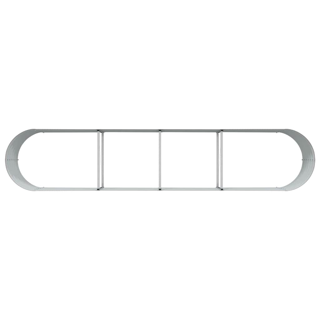 Verhoogd bed Bruin 400 x 80 x 44 cm Staal