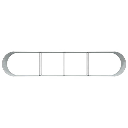 Verhoogd bed Bruin 400 x 80 x 44 cm Staal