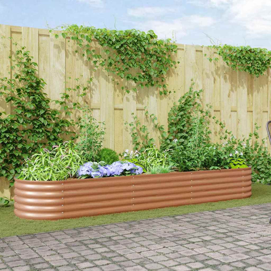 Verhoogd bed Bruin 320 x 80 x 44 cm Staal