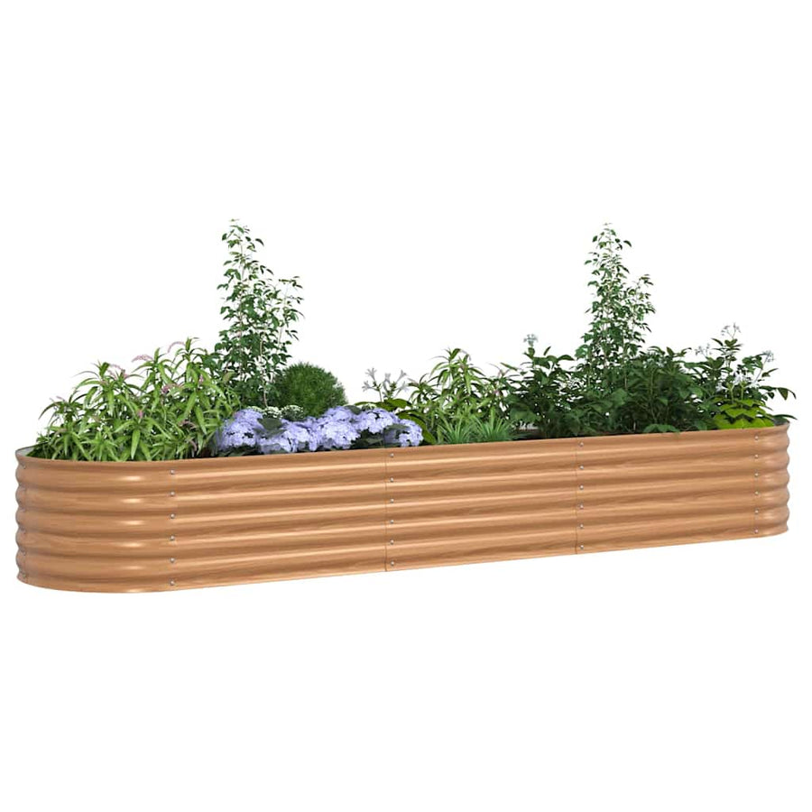Verhoogd bed Bruin 320 x 80 x 44 cm Staal