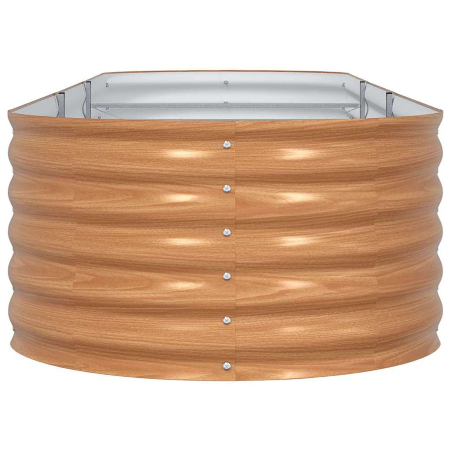 Verhoogd bed Bruin 320 x 80 x 44 cm Staal