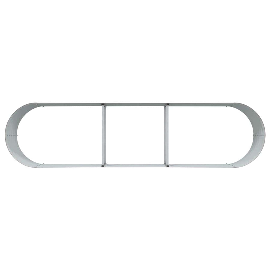 Verhoogd bed Bruin 320 x 80 x 44 cm Staal