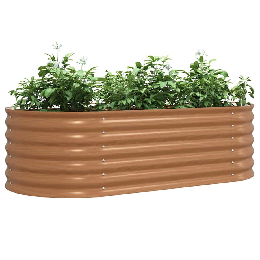 Verhoogd bed Bruin 160 x 80 x 44 cm Staal