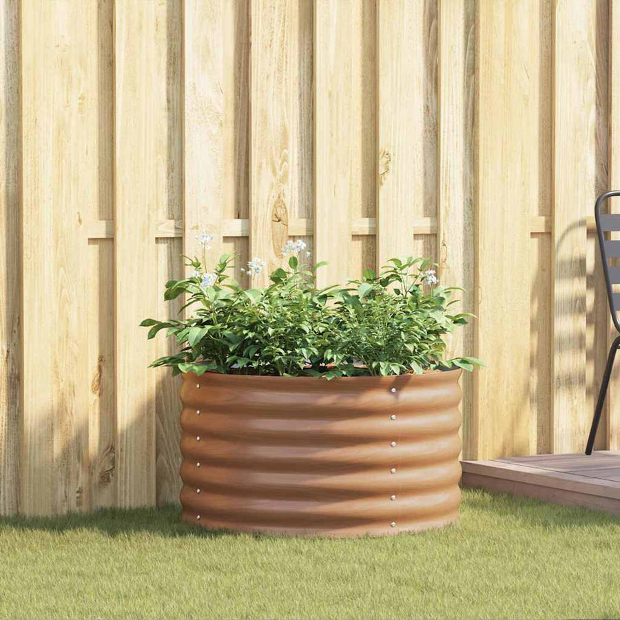 Verhoogd bed Bruin 80 x 80 x 44 cm Staal