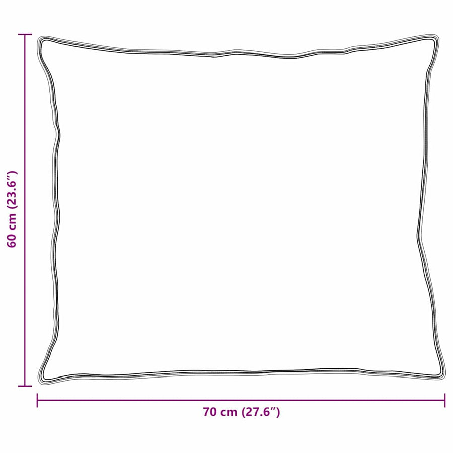 Zomer Dekbed Met Kussen 2 Pcs Wit Microvezel 135 x 200 cm 60 x 70 cm