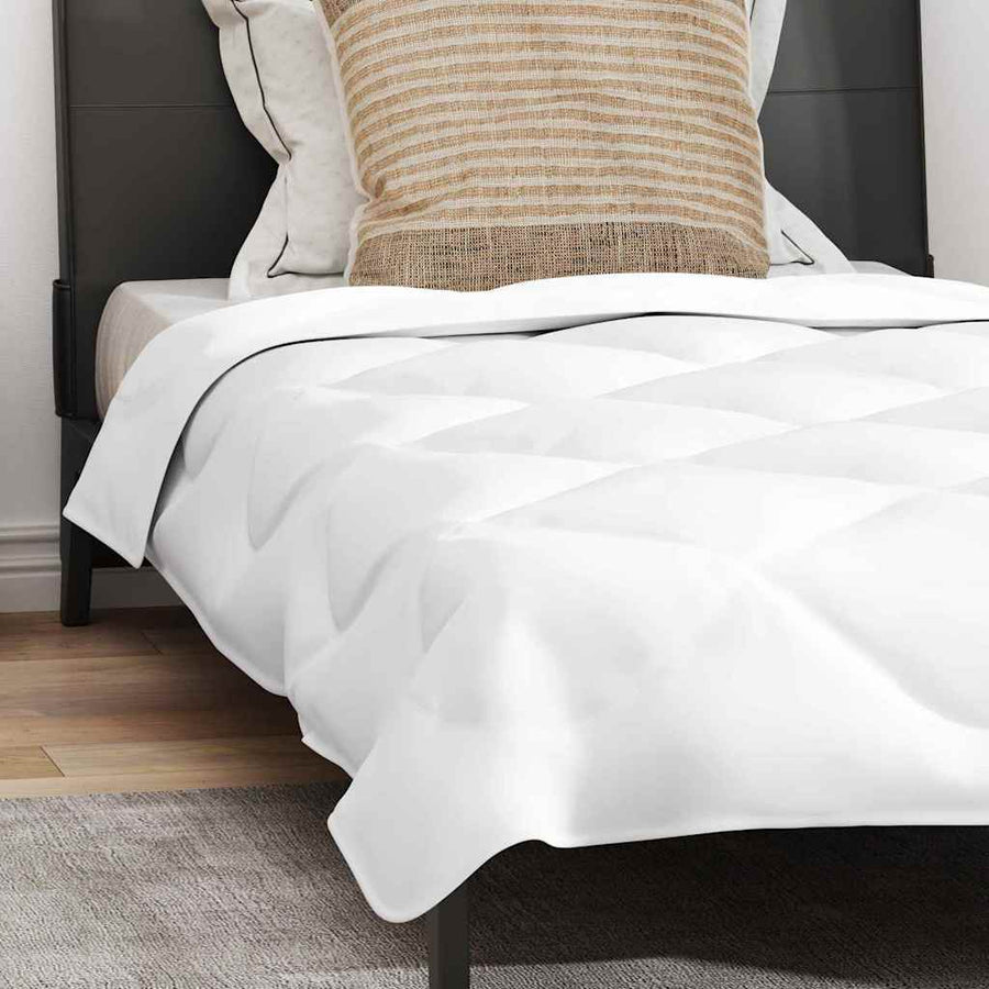 Zomer Dekbed Met Kussen 2 Pcs Wit Microvezel 155 x 220 cm 60 x 70 cm