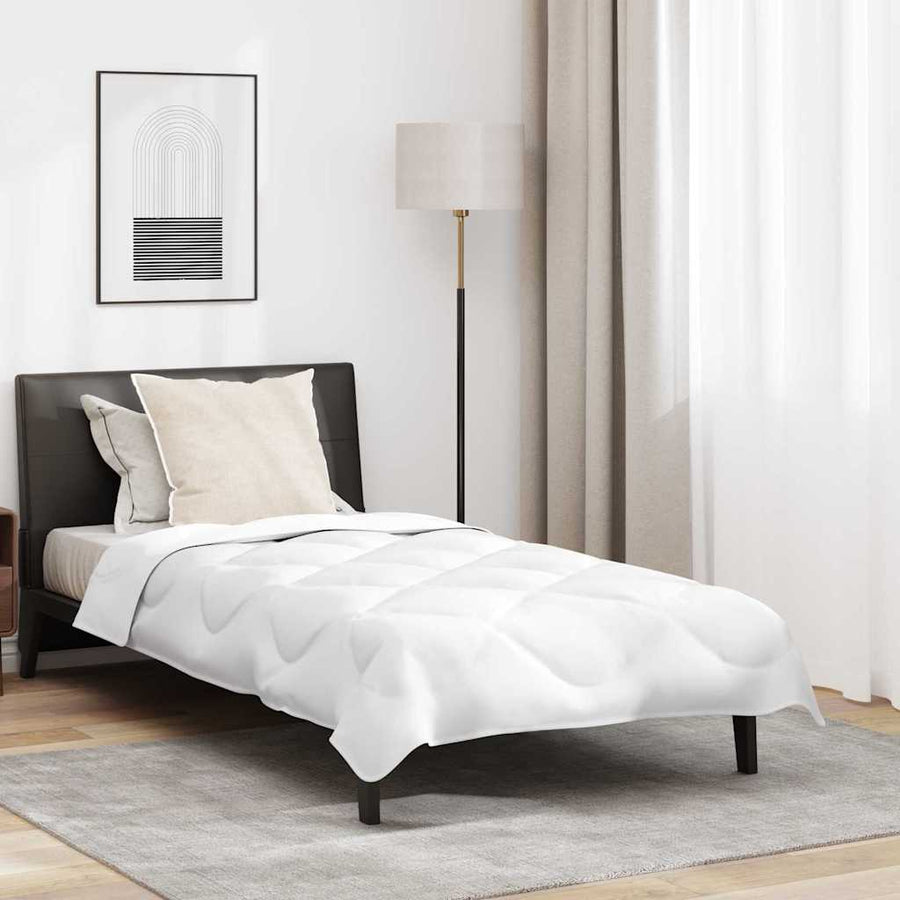 Zomer Dekbed Met Kussen 2 Pcs Wit Microvezel 155 x 220 cm 60 x 70 cm