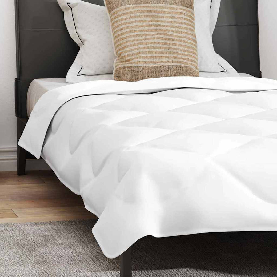 Zomerdeken met Kussen Anders 2 pcs Wit 135 x 200 cm Microfibre
