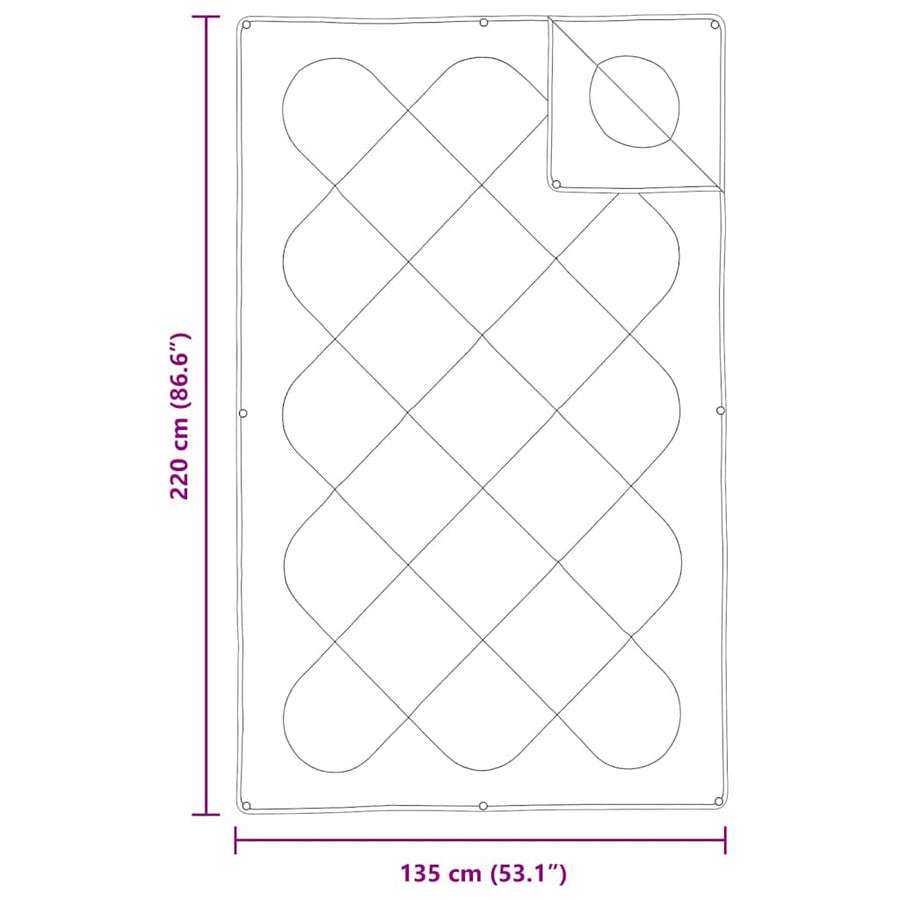 Dekbed Set Met Kussen 2 Pcs Wit Microfibre 135 x 220 cm 60 x 70 cm