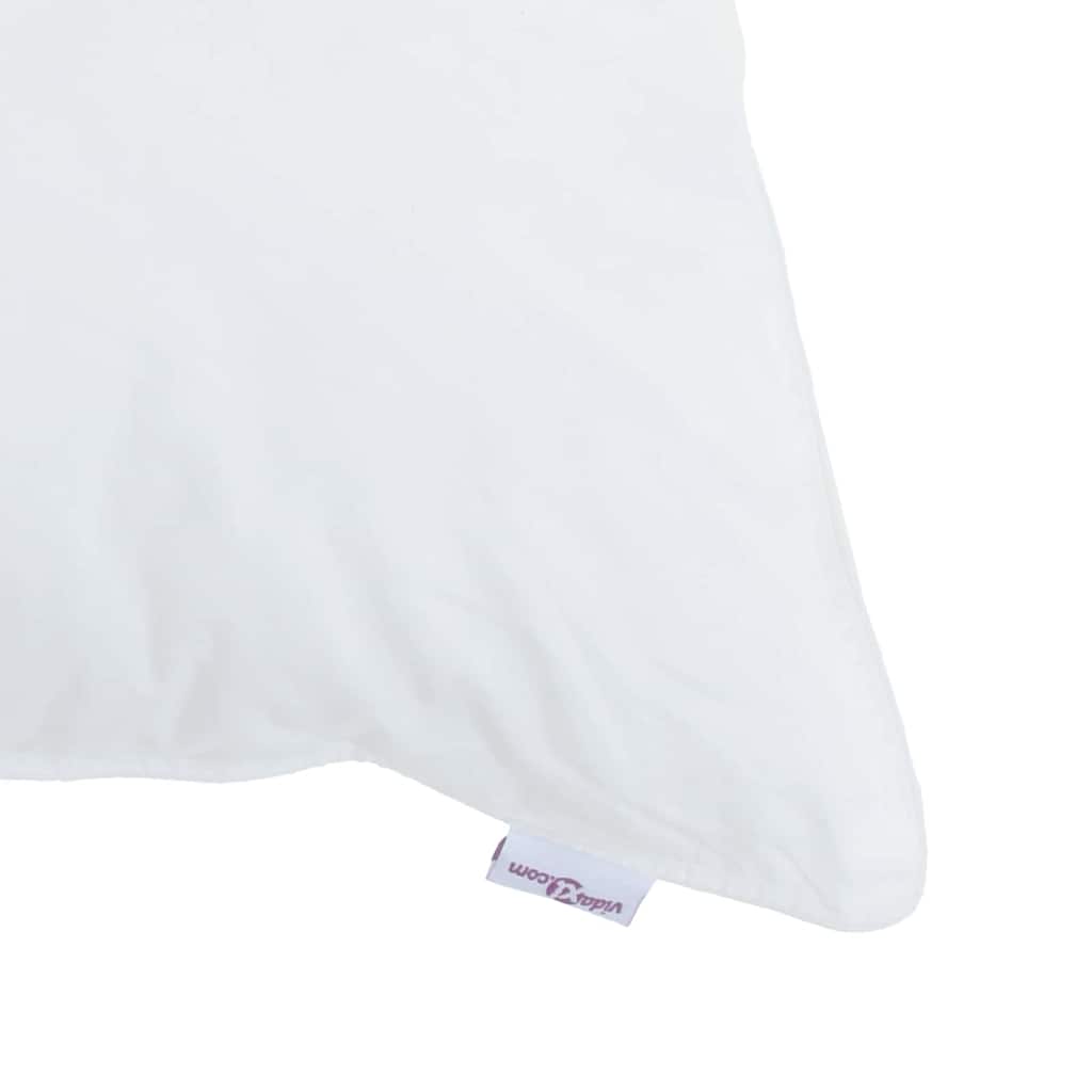 Dekbed met kussen 2 pcs Wit 140 x 220 cm Microfibre