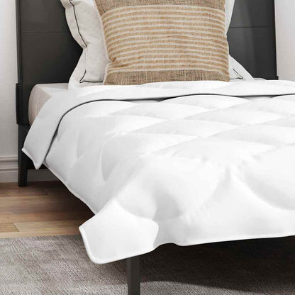 Dekbed met kussen 2 pcs Wit 140 x 220 cm Microfibre