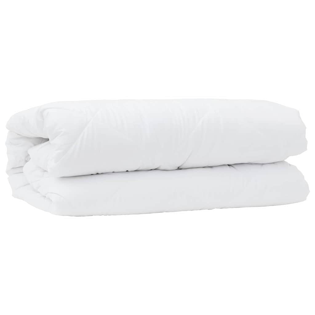 Dekbed met kussen 2 pcs Wit 140 x 220 cm Microfibre