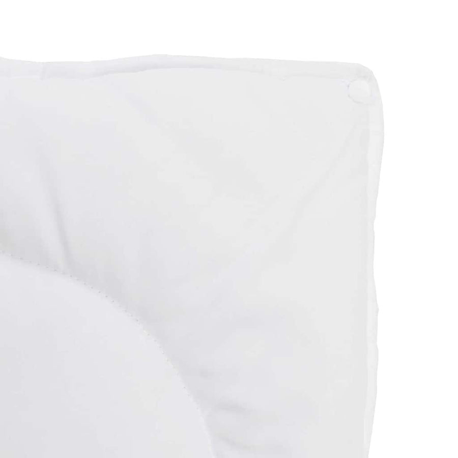 Dekbed Set Met Kussen 2 Pcs Wit Microfibre 140 x 220 cm 60 x 70 cm