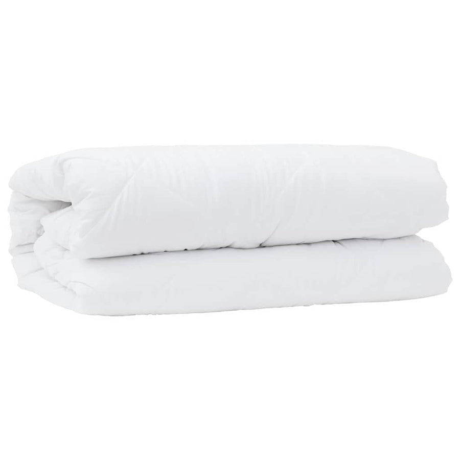 Dekbed Set Met Kussen 2 Pcs Wit Microfibre 155 x 220 cm 60 x 70 cm