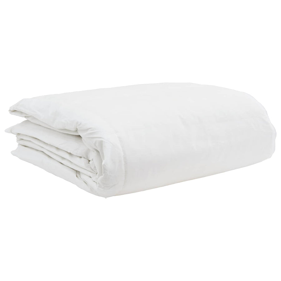 Dekbed Set Met Kussen 3 Pcs Wit Donsveertjes 200 x 220 cm 50 x 70 cm