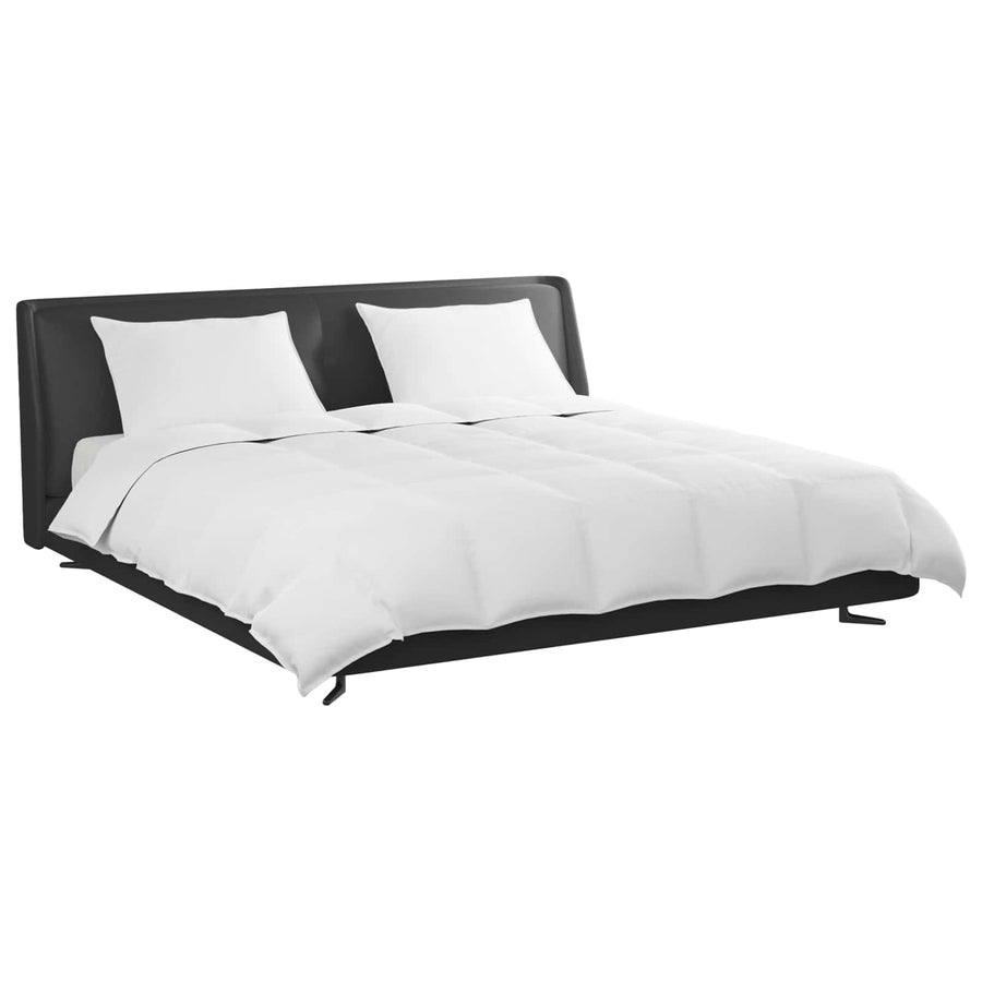 Dekbed Set Met Kussen 3 Pcs Wit Donsveertjes 200 x 220 cm 50 x 70 cm