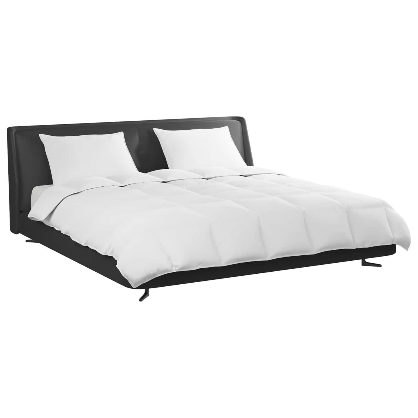 Dekbed Set Met Kussen 3 Pcs Wit Donsveertjes 200 x 220 cm 50 x 70 cm