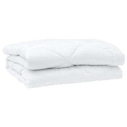 Dekbed met kussen 3 pcs Wit 200 x 200 cm Microfibre