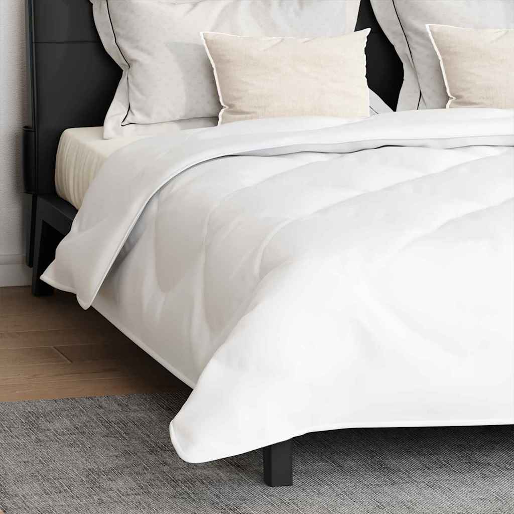 Dekbed met kussen 3 pcs Wit 200 x 220 cm Microfibre