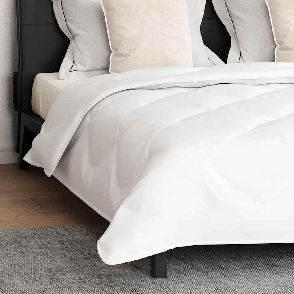 Dekbed met kussen 3 pcs Wit 200 x 220 cm Microfibre