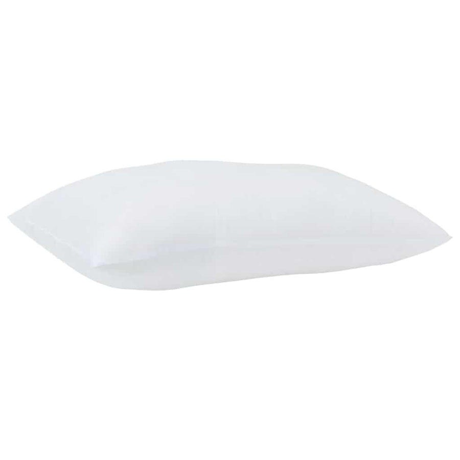 Dekbed met Kussens Geruit 3 pcs Wit 240 x 260 cm Microfibre