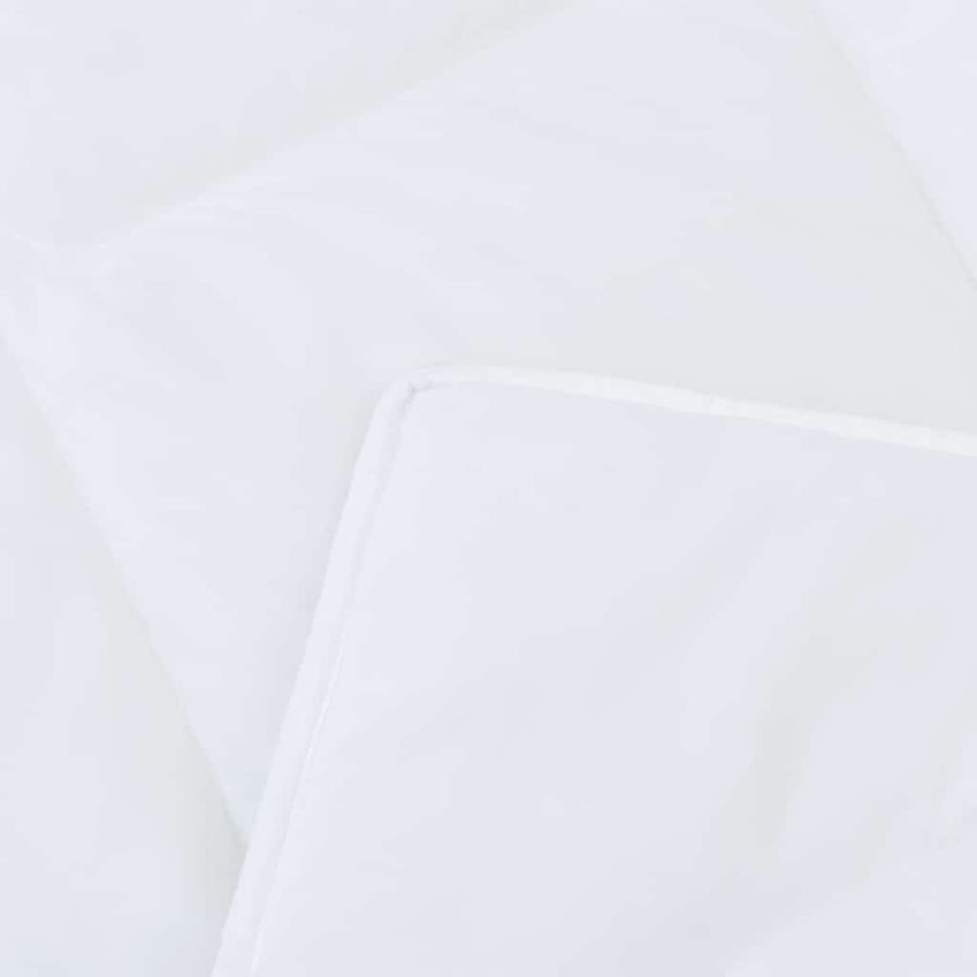 Dekbed met Kussens Geruit 3 pcs Wit 240 x 260 cm Microfibre