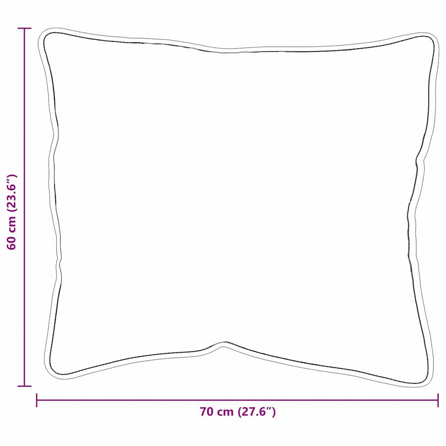 Dekbed met Kussens Argyle 3 pcs Wit 240 x 200 cm Microfibre