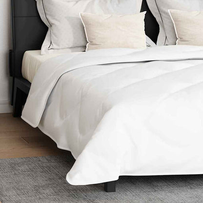 Dekbed met Kussens Argyle 3 pcs Wit 200 x 220 cm Microfibre