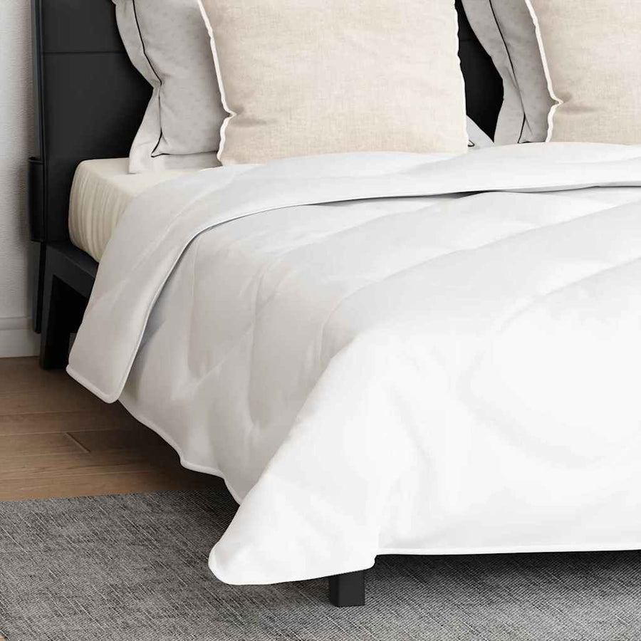 Dekbed met Kussens Argyle 3 pcs Wit 200 x 220 cm Microfibre