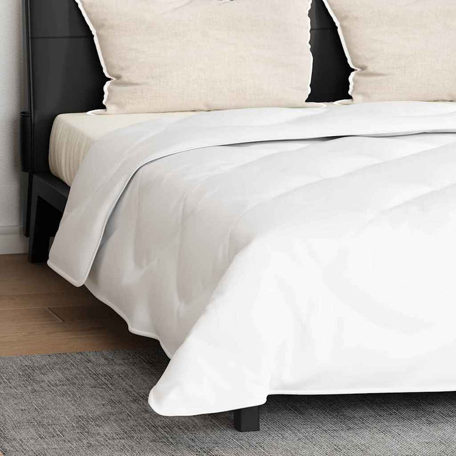 Dekbed met Kussens Argyle 3 pcs Wit 240 x 220 cm Microfibre