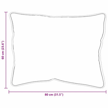 Dekbed met Kussens Argyle 3 pcs Wit 260 x 220 cm Microfibre