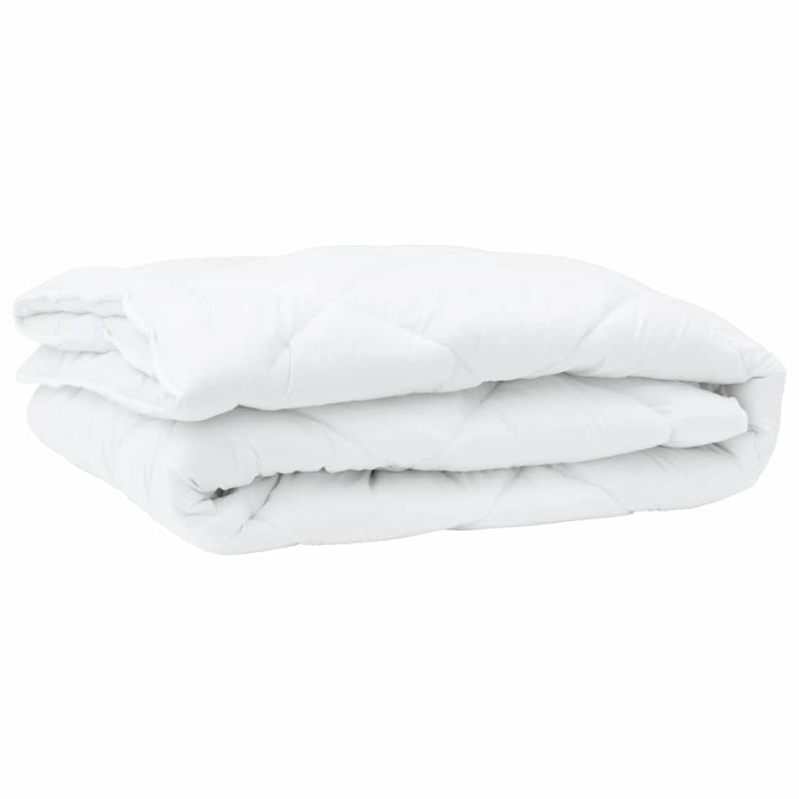 Dekbed met Kussens Argyle 3 pcs Wit 260 x 220 cm Microfibre