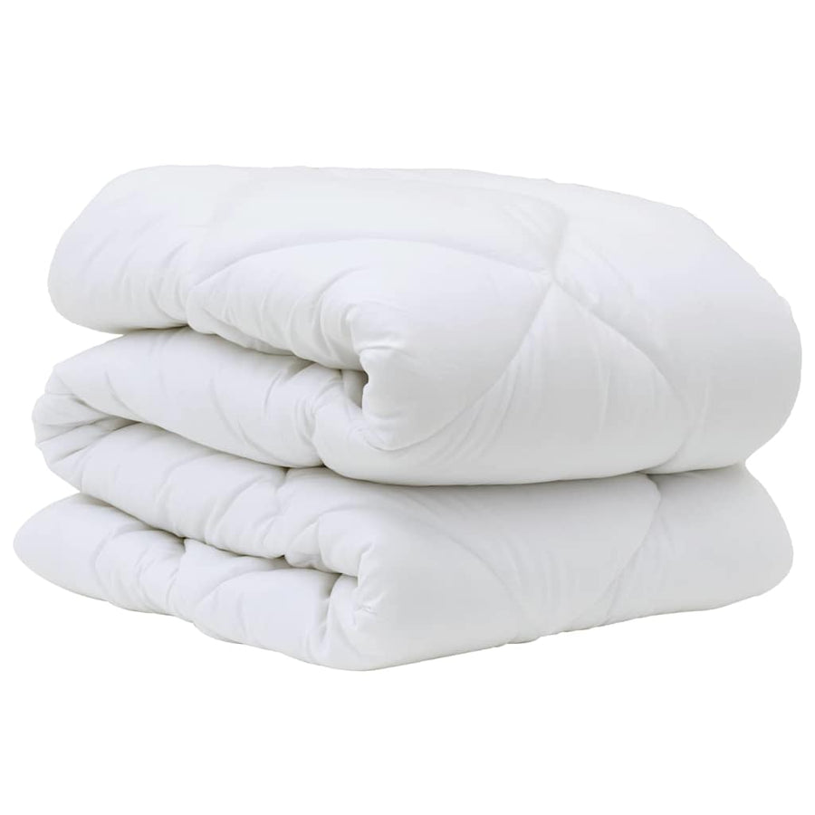 Winter Dekbed met kussen 3 pcs Wit 200 x 220 cm Microfibre