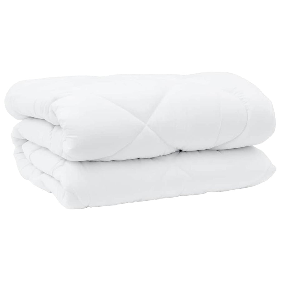 Winter Dekbed met kussen 3 pcs Wit 260 x 220 cm Microfibre