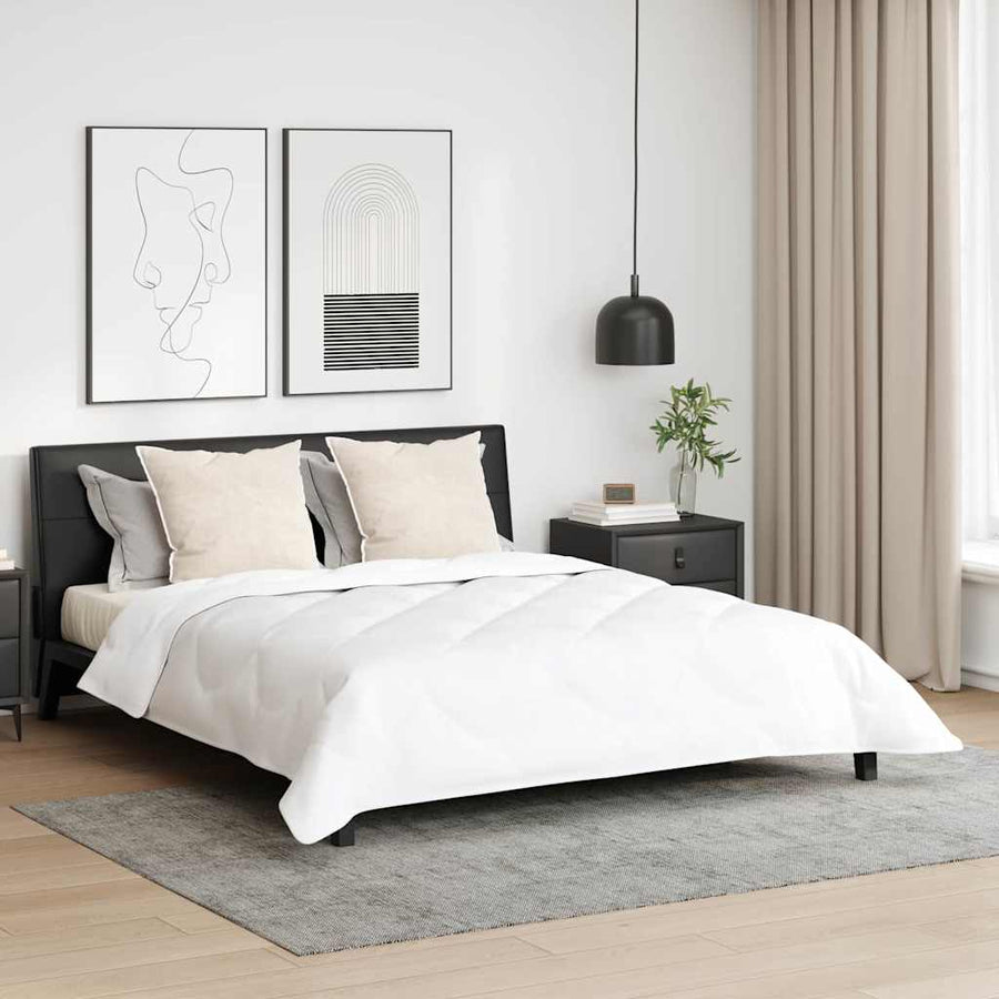 Winter Dekbed met kussen 3 pcs Wit 200 x 200 cm Microfibre