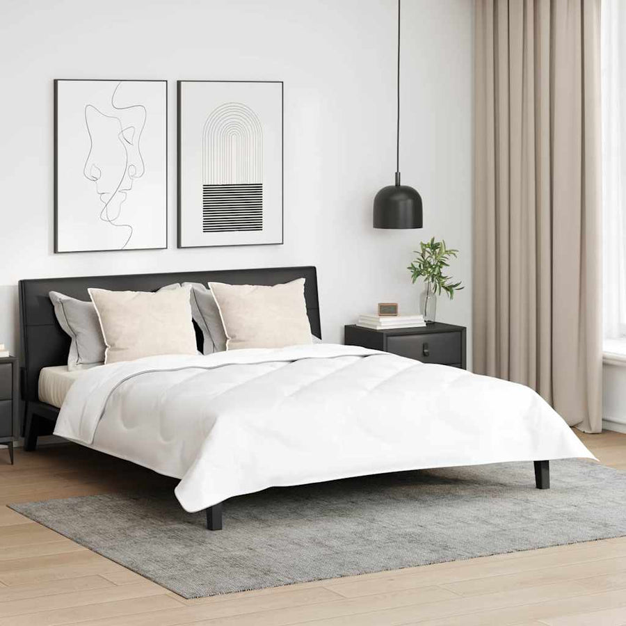 Dekbed Anders met kussen 3 pcs Wit 200 x 200 cm Microfibre