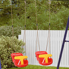 Babyschommel 2 stuks rood 36x43x42 cm kunststof