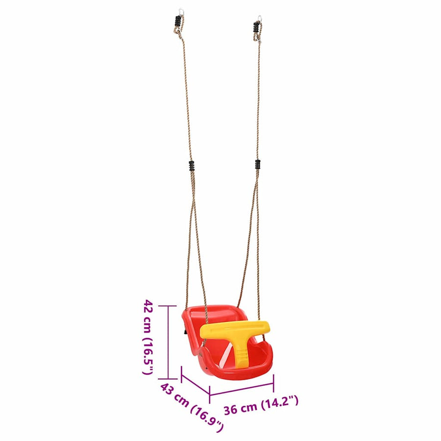 2 pcs Rood 36 x 43 x 42 cm Kunststof