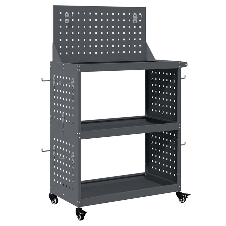 Gereedschapswagen Antraciet 65 x 35 x 111 cm Poedergecoat staal