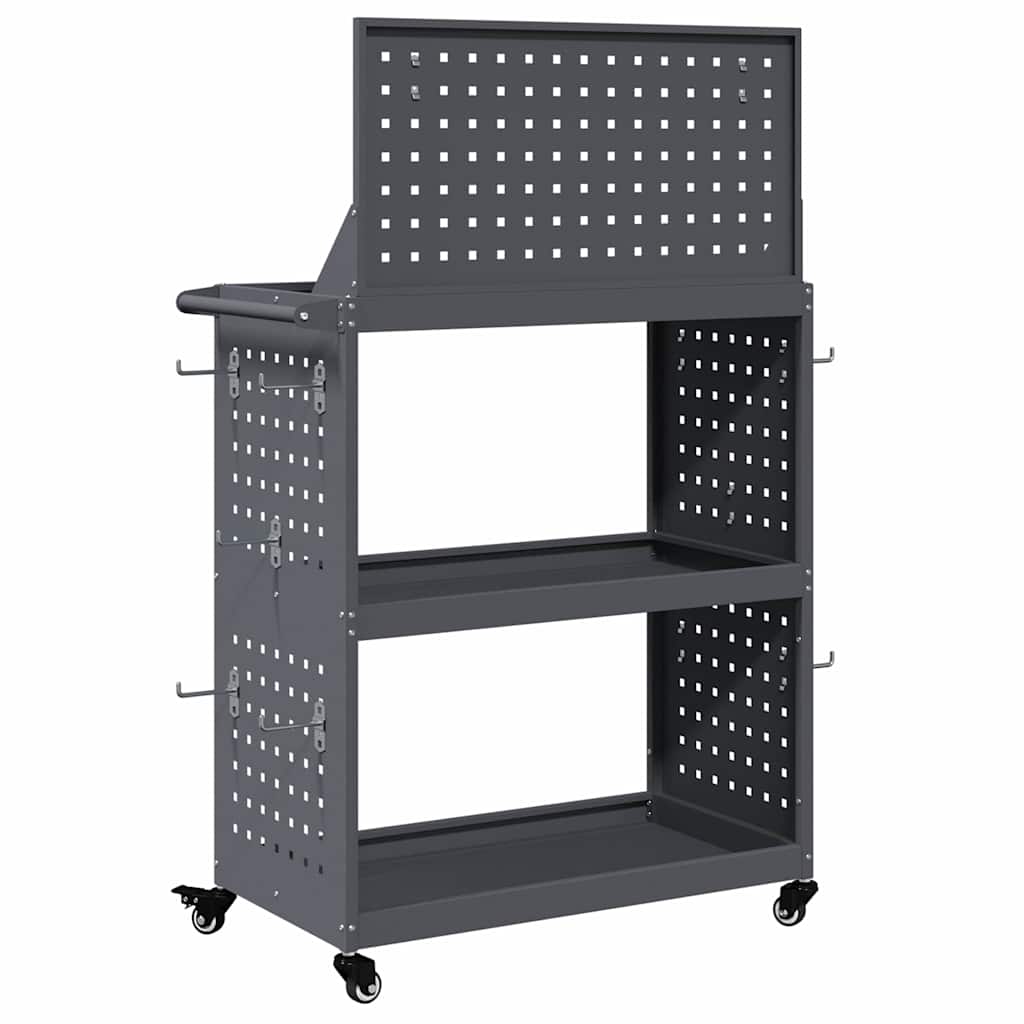 Gereedschapswagen Antraciet 65 x 35 x 111 cm Poedergecoat staal