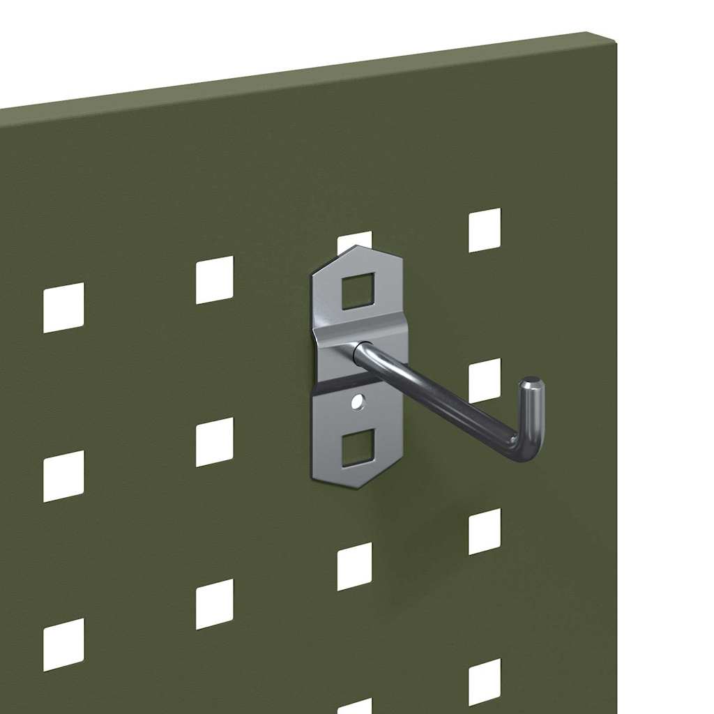 Gereedschapswagen met plank met wiel met opslag Olijfgroen 65 x 35 x 111 cm