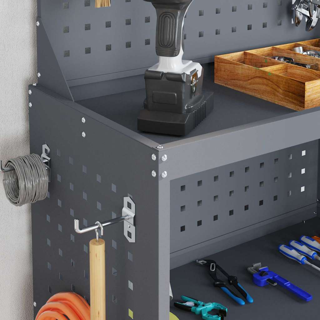 Gereedschapswagen Antraciet 65 x 35 x 111 cm Poedergecoat staal