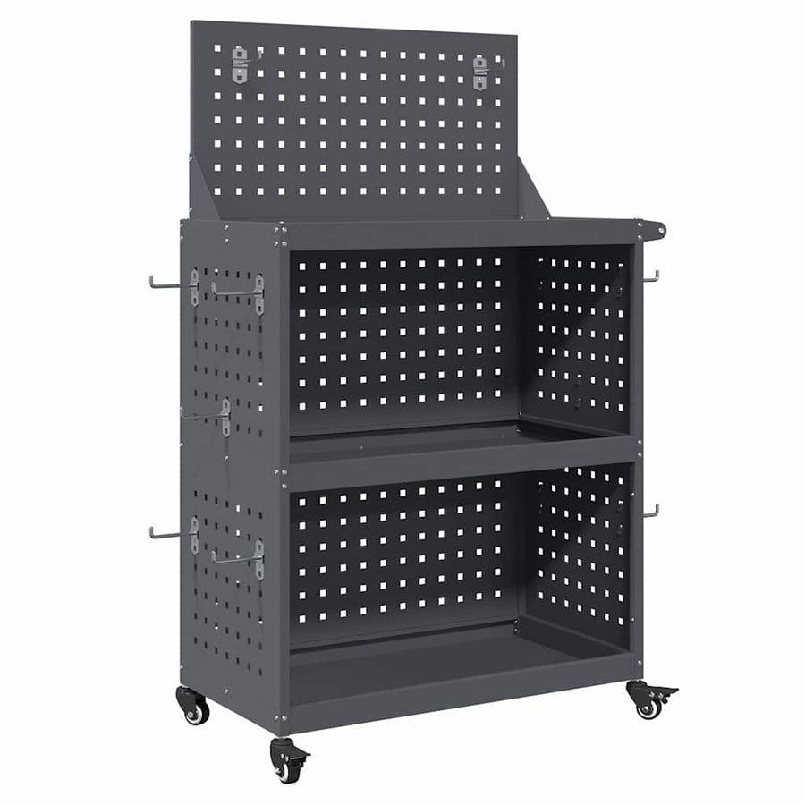 Gereedschapswagen Antraciet 65 x 35 x 111 cm Poedergecoat staal