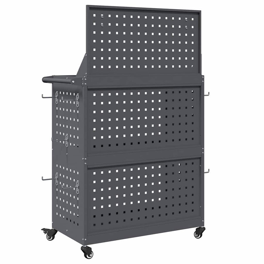 Gereedschapswagen Antraciet 65 x 35 x 111 cm Poedergecoat staal