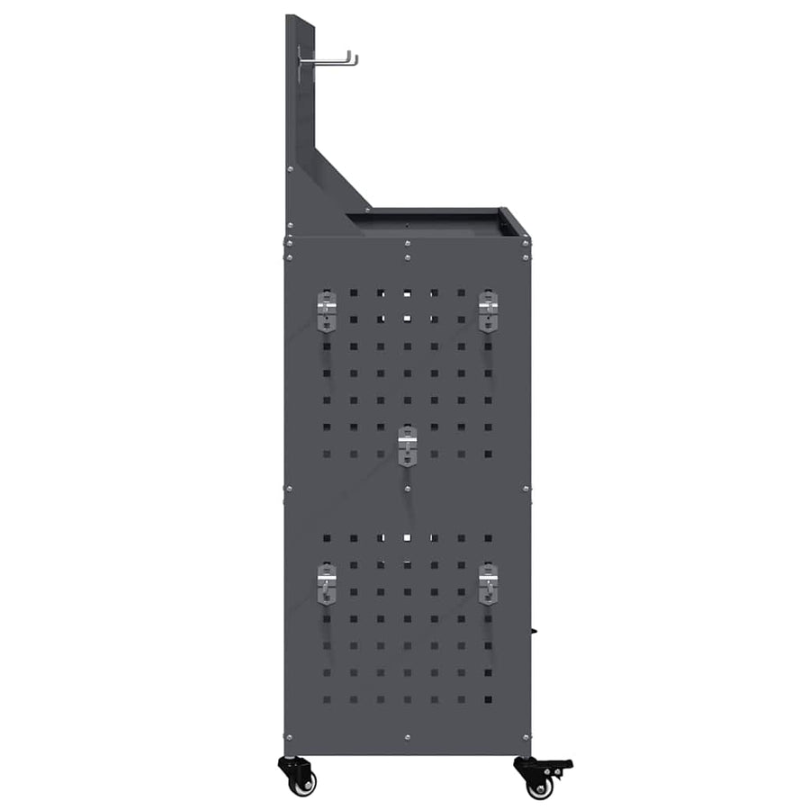 Gereedschapswagen Antraciet 65 x 35 x 111 cm Poedergecoat staal