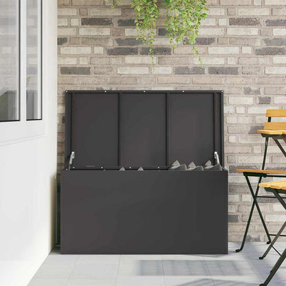 Buitenopslagdoos Zwart 100 x 50.5 x 50 cm Koudgewalst staal