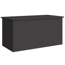 Buitenopslagdoos Zwart 100 x 50.5 x 50 cm Koudgewalst staal
