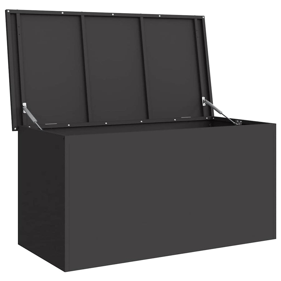 Buitenopslagdoos Zwart 100 x 50.5 x 50 cm Koudgewalst staal